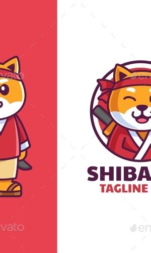 Shiba Inu In Samurai Clothes Cartoon Character By Rexcanor Graphicriver