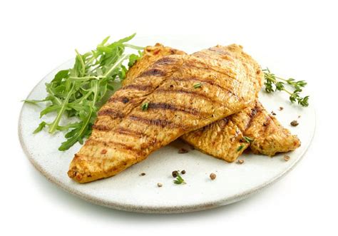 Grilled chicken fillet stock image. Image of delicious - 181775307