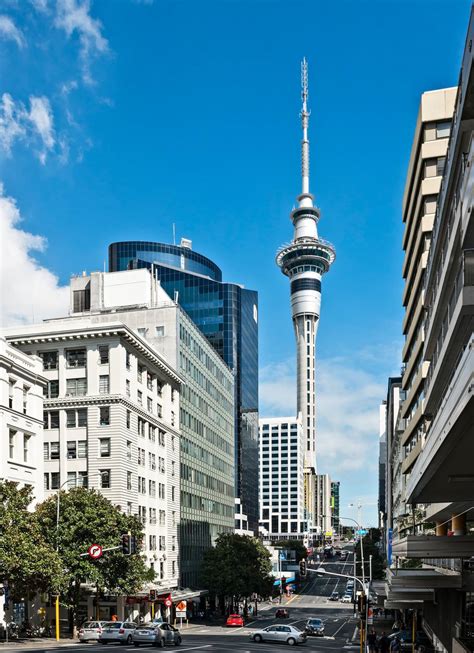 Auckland Sky Tower At Night