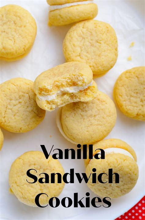 Vanilla Sandwich Cookie Recipe - Ideas for the Home