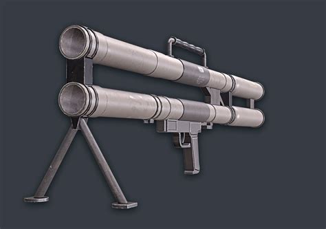 Rocket Launcher Game Ready 12 | CGTrader