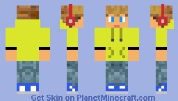 boy with blonde hair and blue eyes Minecraft Skin