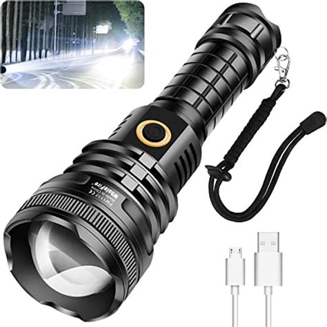 ERAY Rechargeable Torches LED 10800mAh Big Portable Searchlight Torch ...