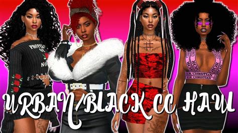 Sims 4 black clothing cc - rewajm