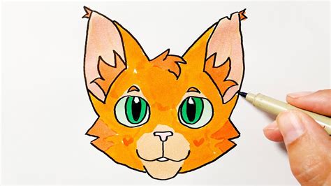 How to Draw Firestar From Warrior Cats - YouTube