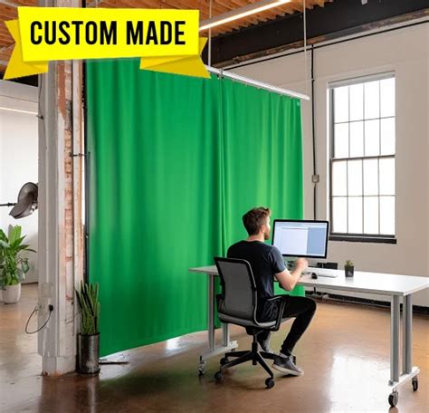 Green Screen Curtains – Retractable