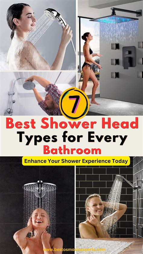 7 Modern Shower Head Types That Will Transform Your Bathroom