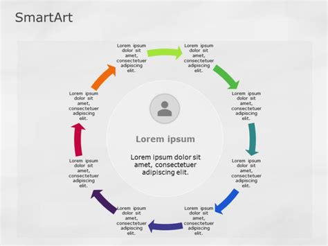 SmartArt Cycle Continuous Cycle 4 Steps