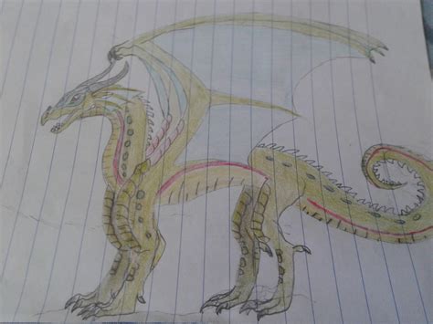 my first wing of fire drawing by Drawingdragon14 on DeviantArt