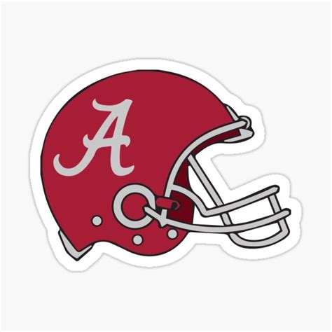 "Alabama Football Helmet" Sticker for Sale by Stickerfy1 | Redbubble