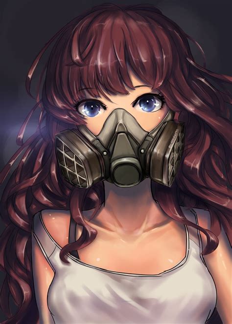 Anime Girl Gas Mask Wallpapers - Wallpaper Cave