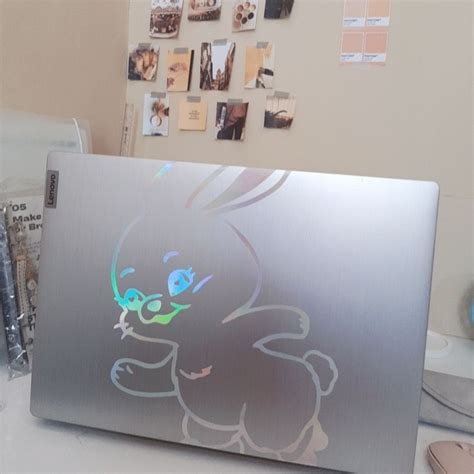 cute laptop sticker 🌸 | Hologram stickers, Cute laptop stickers, Laptop ...