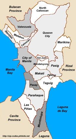 Paranaque Map - Philippines