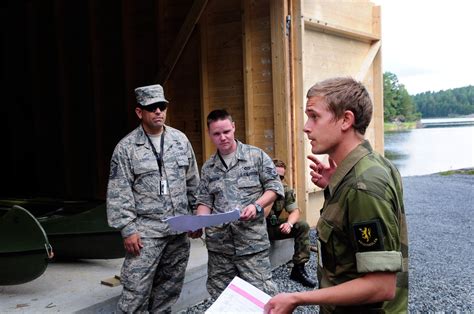 Texas Air Guard engineers train with Norwegian Military Academy cadets ...