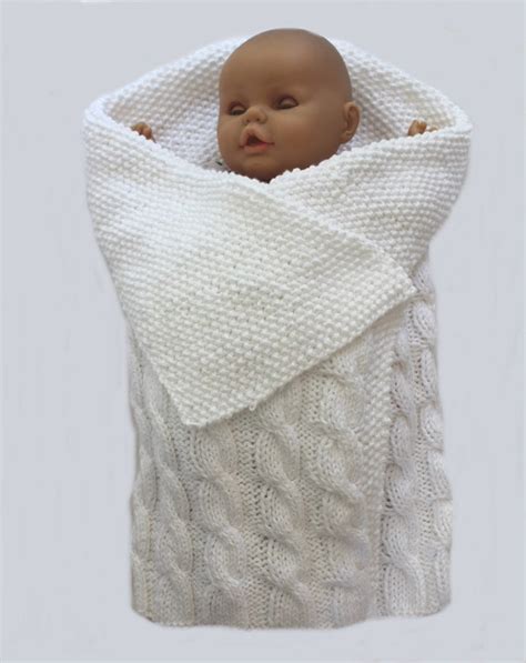 KNITTING PATTERN Swaddle Me Baby Blanket PDF Knitting Pattern - Etsy