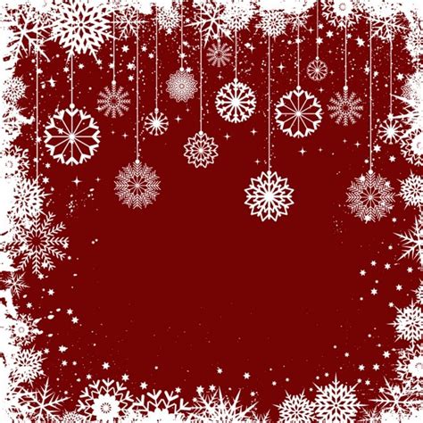 Free Vector | Snowflakes christmas frame background