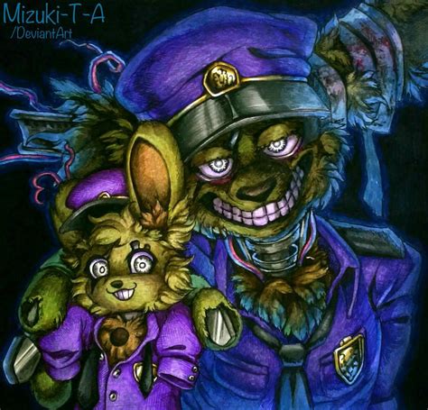 ArtStation - FNaF Springtrap fanart