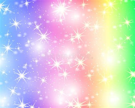 Rainbow Stars Background