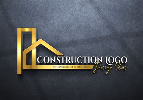 Construction Logo Design Ideas - Online Construction Logo Maker