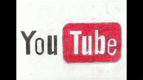 How To Draw - Youtube Logo In A Minute - YouTube