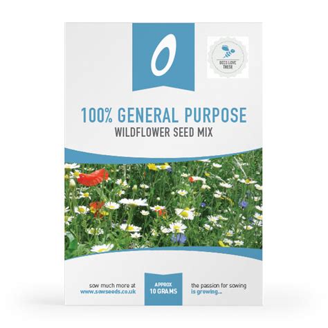 100% General Purpose Wildflower Meadow Seed Mix | Quality Seeds from ...