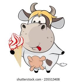 Small Cow Cartoon: стоковая иллюстрация, 281298197 | Shutterstock