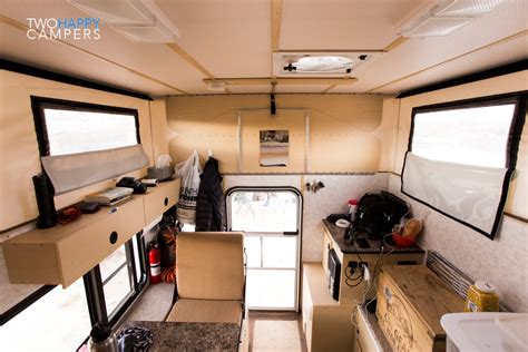 A look inside our Four Wheel Camper | Two Happy Campers