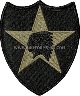 U.S. ARMY 2ND INFANTRY DIVISION PATCH