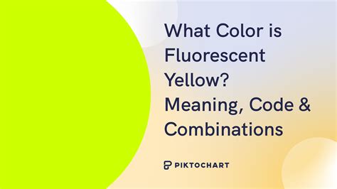 What Color is Fluorescent Yellow? Meaning, Code & Combinations