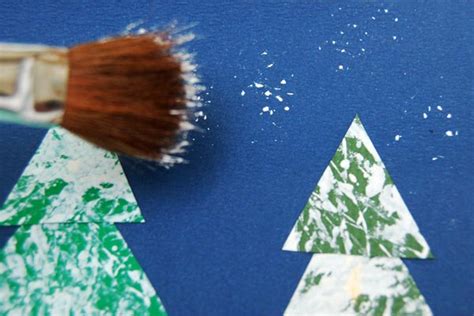 Snowy Day Collage | Kids' Crafts | Fun Craft Ideas | FirstPalette.com