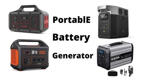 Best Portable Battery Generator - SawCafe