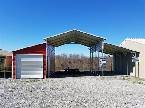 Portable Metal Garages | Metal Carports | Custom Workshops | Yoders ...