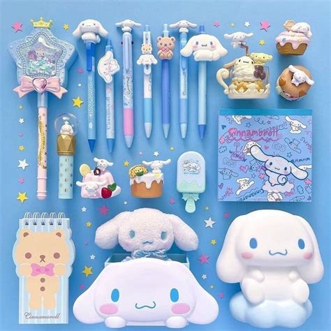 Sanrio Cinnamoroll Stationery Set in 2023 | Cute school stationary ...