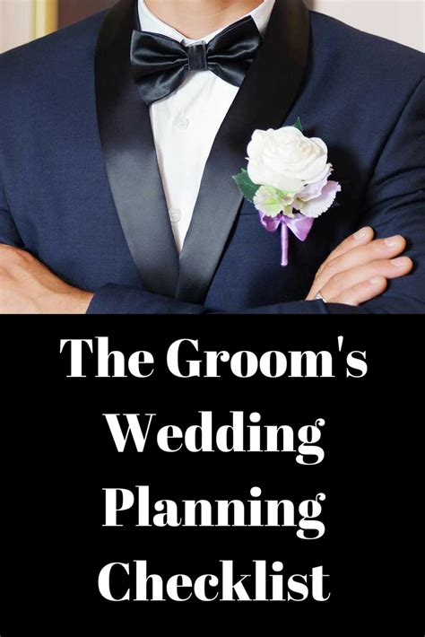 Groom wedding checklist – Artofit