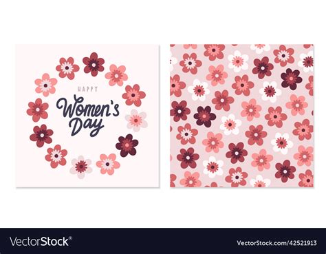 Womans day cards Royalty Free Vector Image - VectorStock