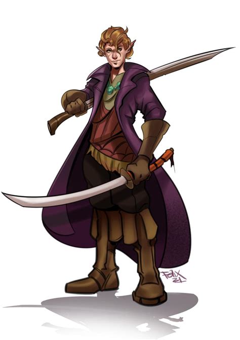 [Art] Swashbuckler Rogue! (Open Commissions!) : r/DnD