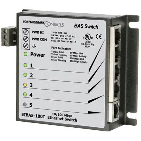 Commercial Switch - 5 Port Panel Mount – Grid Connect