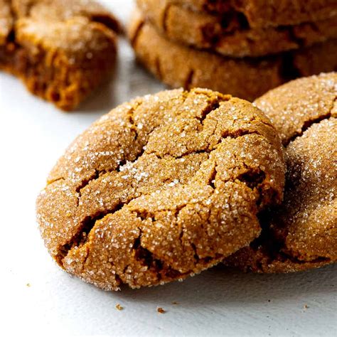 Chewy Gingersnap Cookies (old fashioned recipe) - Vintage Kitchen Notes