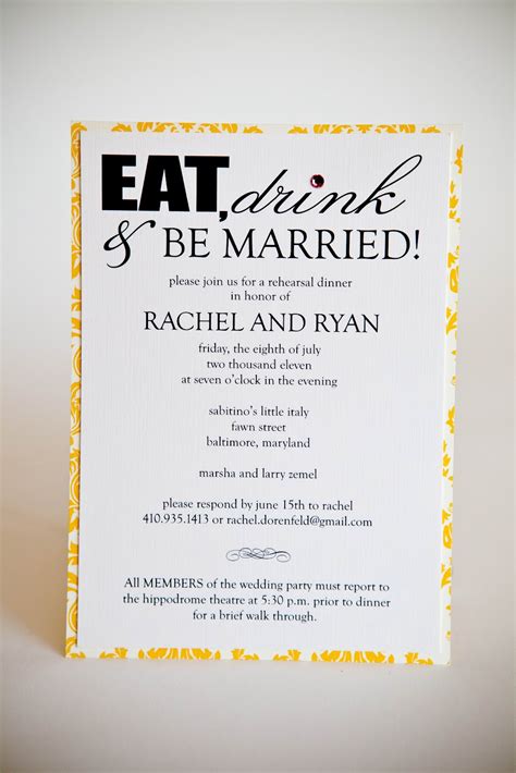 Kindly R.S.V.P. Designs' Blog: Rehearsal Dinner Invitations ...