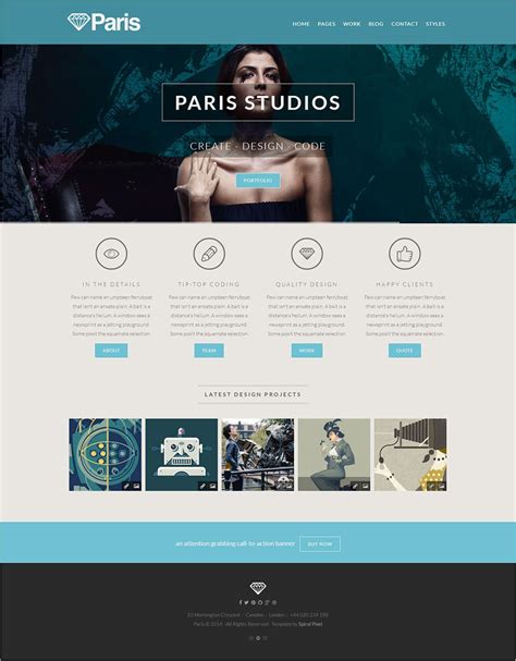 17+ Best Flat Design Website Templates