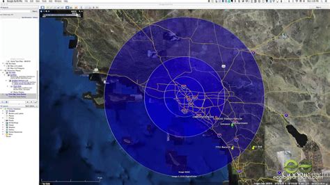 Radius Around A Point On A Map In Google Maps – Topographic Map of Usa ...