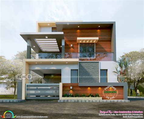 1624 sq-ft 3 bedroom contemporary house in 2 different looks - Kerala ...