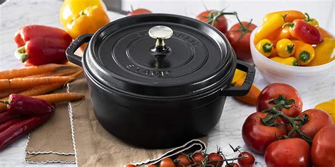 Staub Enameled Cast Iron Round Dutch Oven | lupon.gov.ph