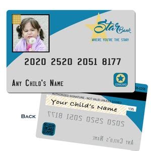 Child's Play Credit Card, Fake Credit Cards for Kids, Wallet Id With or ...