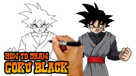 How To Draw Goku Black From Dragon Ball Goku Drawing | Images and ...