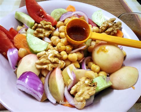 Chickpea Salad /Chana Salad | Blast Of Flavours