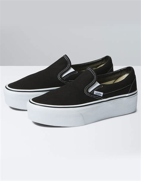 WOMENS VANS CLASSIC SLIP ON PLATFORM, 54% OFF