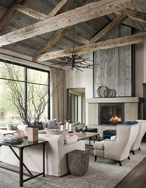 Incredible Rustic Farmhouse Living Room Design Ideas 21 - MAGZHOUSE