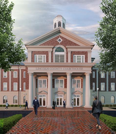 Lincoln County Courthouse Exterior Rendering Front - Barnhill ...