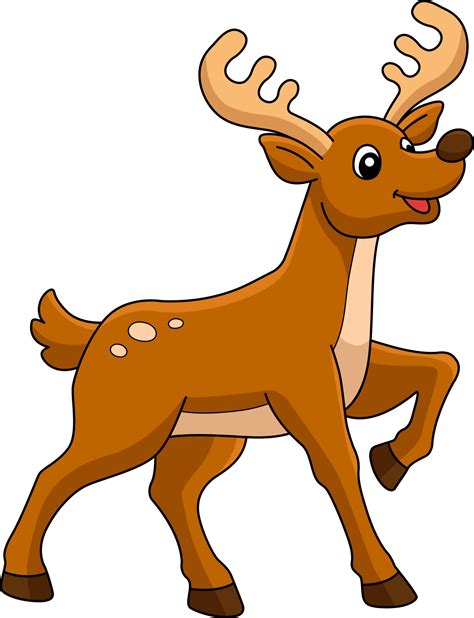 Christmas Reindeer Cartoon Colored Clipart 10789027 Vector Art at Vecteezy